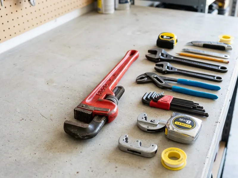 Professional plumbers in Adel, IA equipped with top-tier tools for residential and commercial plumbing services.